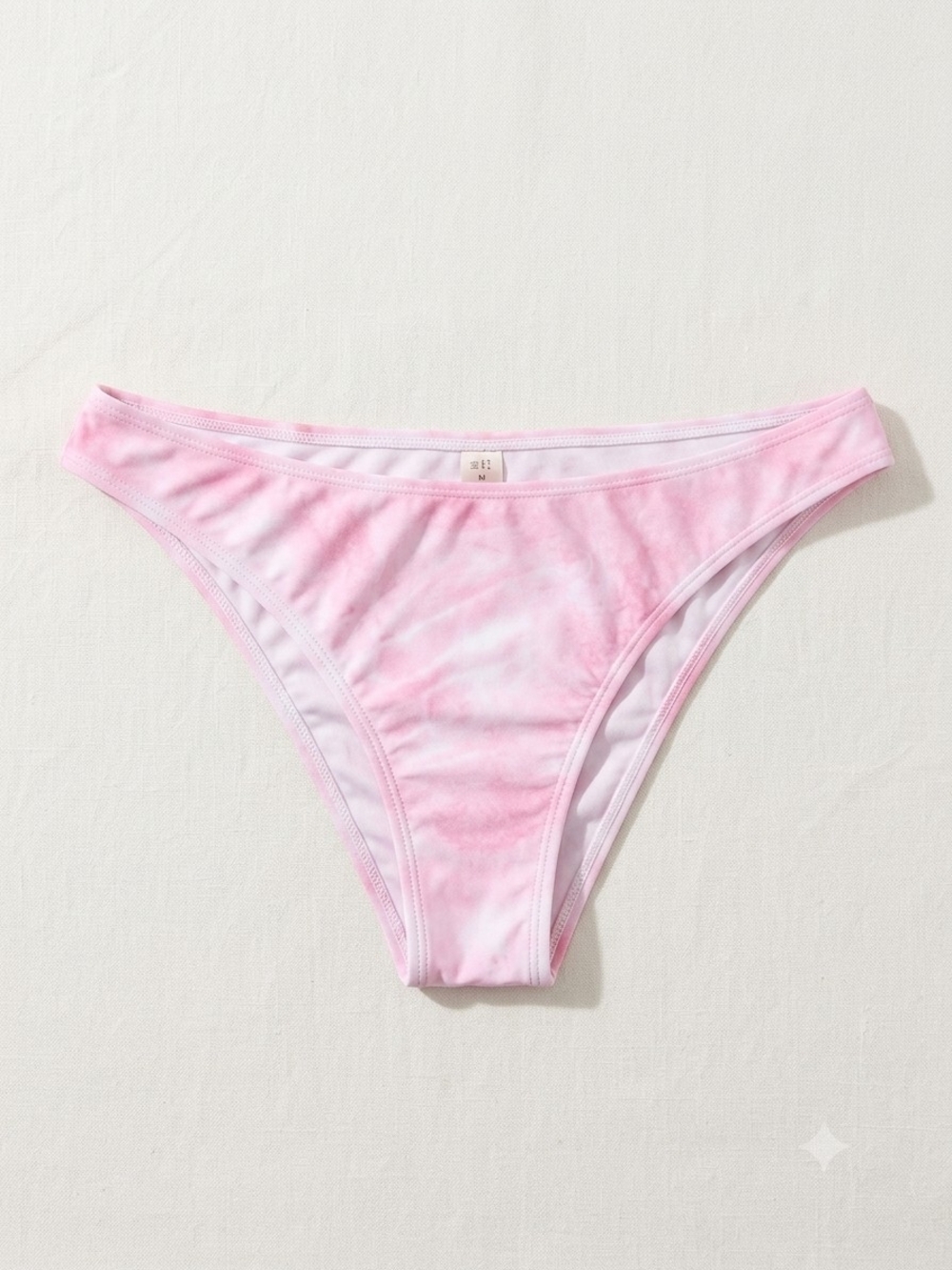 Pink Tie-Dye Bikini Bottoms